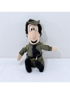 Yogi Bear Ranger Smith Plush Toy Officer Jellystone Park Cartoon Hanna Barbera